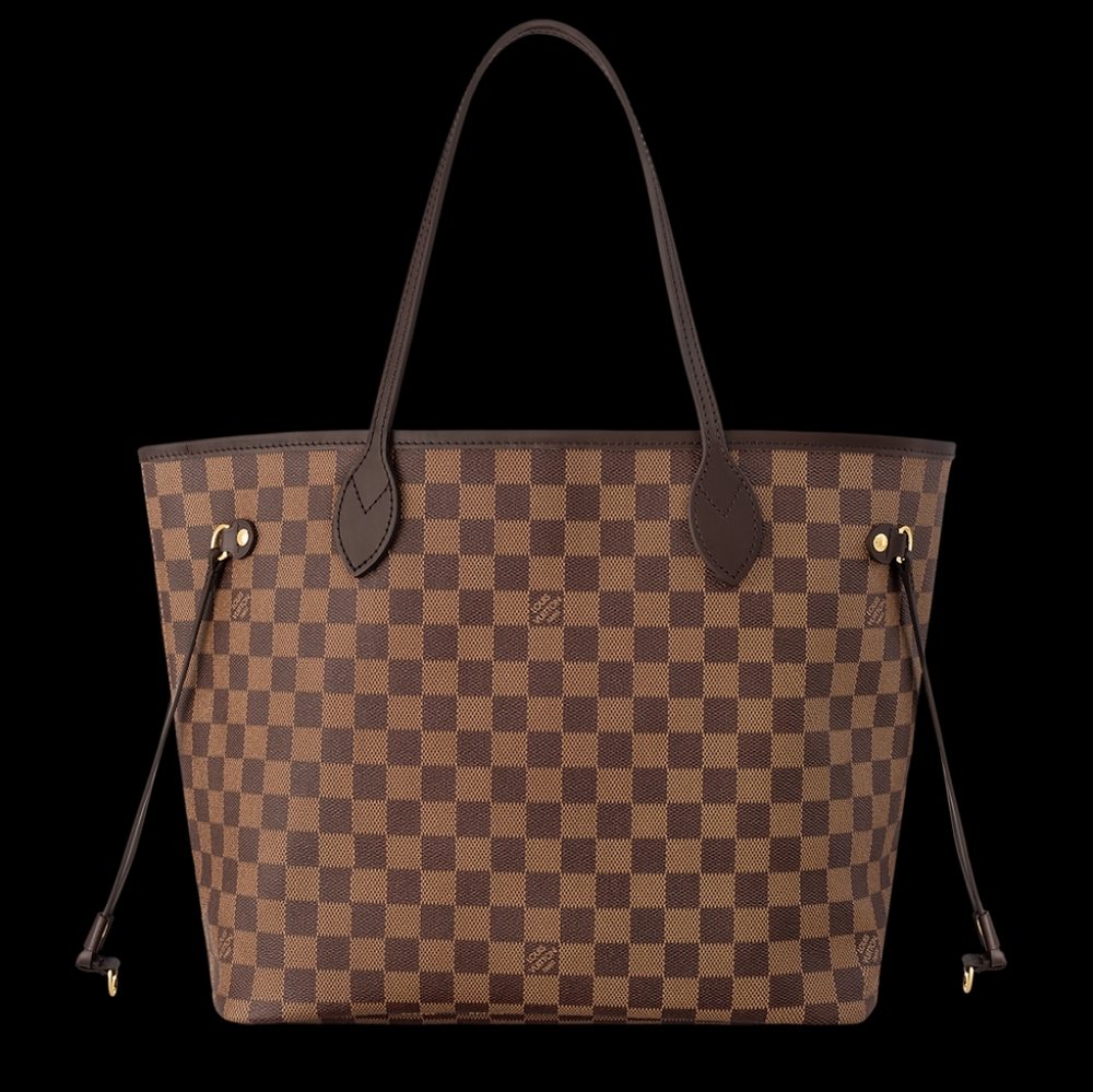 Louis Vuitton LV Damier Ebene N40599 Neverfull MM In GREAT Condition Cherry Red - Picture 13 of 16